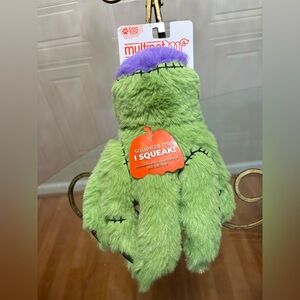 Brand New Multiple 9” Hands Dog Toy w/Squeaker Wrinkles